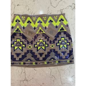 Y2K Sparkly Sequined Express Skirt Size XS